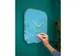 Wandklok Leitz Cosy blauw glas