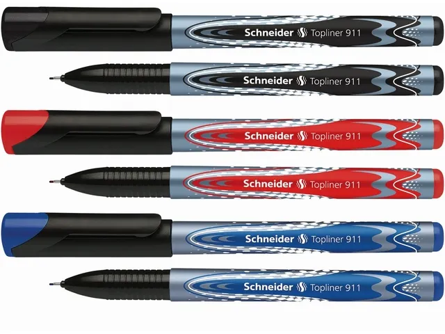 Fineliner Schneider Topliner 911 Rood 0.4mm