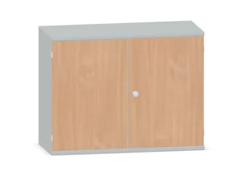 Kantoorkast 770x1000x430mm Decor Romp Lichtgrijs Decor Front Beuken