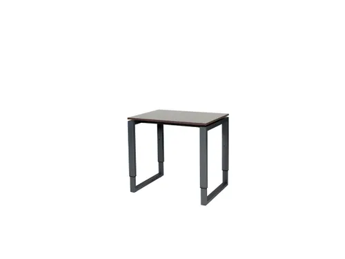 Domino Plus Bureau Hoogte Verstelbaar 800x600mm Logan Eiken Zwart