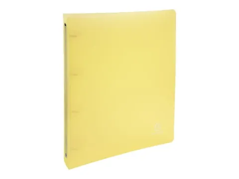 Exacompta Pastel Ringmap A4 Maxi 4 O-ringen 30mm Pastelgeel