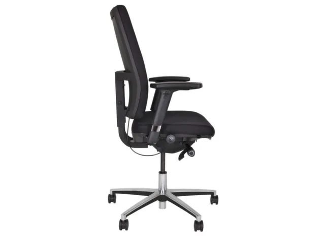 chaise de bureau pivotante,Mécan. synchrone,a. accoudoirs 4D