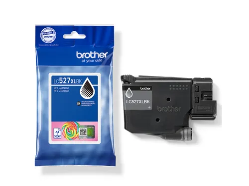 Inktcartridge Brother LC-527XLBK HC zwart 3000 pagina's