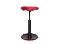 Zit-/stahulp Beweeglijk Zitmechanisme Triangelzitting Rood Stof