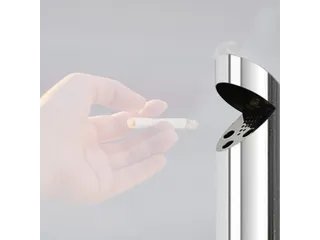 Asbak BRASQ wand AT200 RVS - 11