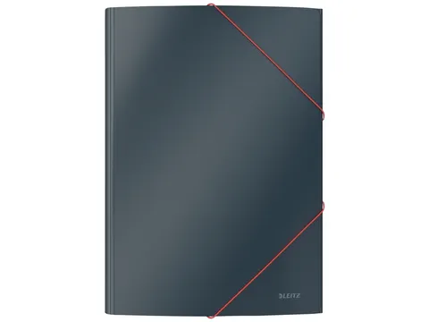 Elastomap Leitz Cosy A4 3-kleps grijs