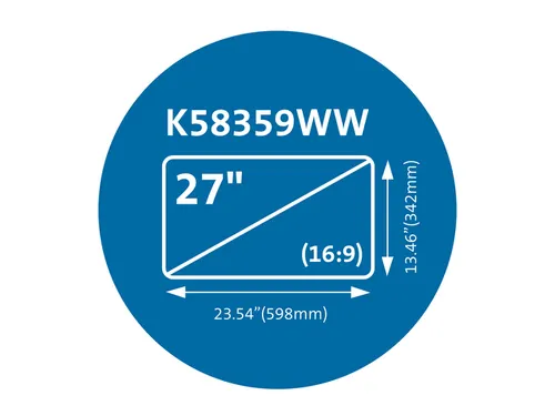 MagPro Monitor privacy filter 27 inch (16:9)