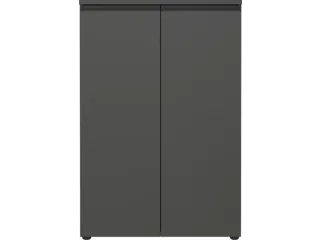 dossierkast,HxBxD 1200x801x400mm,2xhouten vloer,3ordnerhoogte - 2