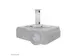 Neomounts BEAMER-C80WHITE Beamer plafondbeugel - max 15 kg - h 13-20 c