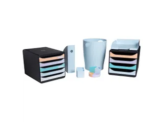 ECOBIN Papiermand A quarel pastelblauw - 6