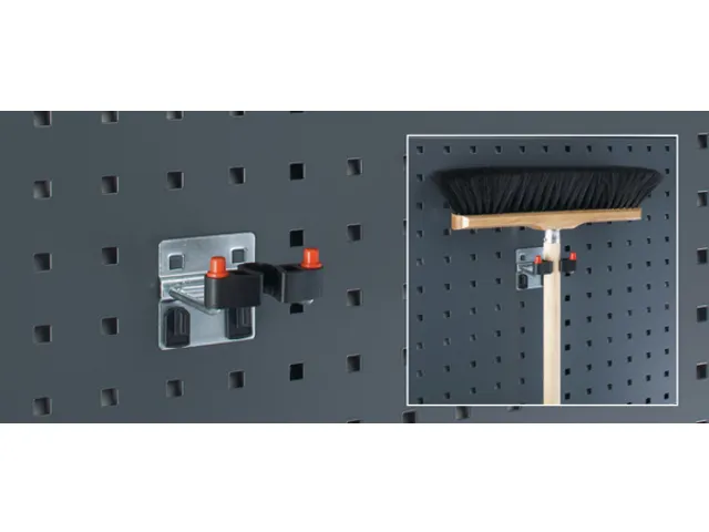 porte-outils,p. plaque de rangement perforée,HxlxP 25-40x60x60mm
