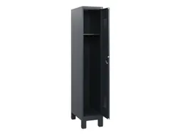 schoollocker,HxBxD 1630x300x500mm,1vak,vak B 300mm,cil.-slot,voeten