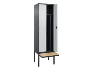 locker voor scheiding van kleding,HxBxD 2120x600x815mm,2vak - 2