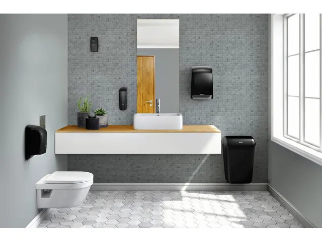 Damesverbandzakdispenser Katrin zwart 92247