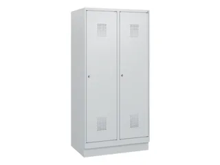 schoollocker,HxBxD 1630x800x500mm,2vak,vak B 400mm,cil.-slot,sokkel - 2