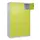lockerkast,HxBxD 1850x1200x500mm,3x5vakken,vak B 400mm,cil.-slot