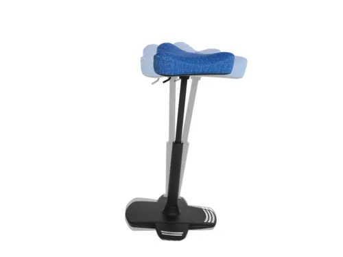 Stasteun,Zadelzitting,Zitting Polyester Blauw