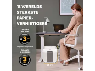 Papiervernietiger Fellowes LX25 4x37mm wit - 13