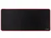 Tapis De Bureau Et Tapis De Souris, Ft 90 X 40 Cm, Noir Avec Bord Roug