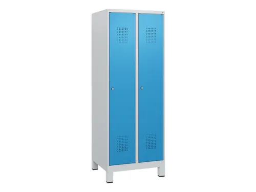 schoollocker,HxBxD 1630x600x500mm,2vak,vak B 300mm,cil.-slot,voeten