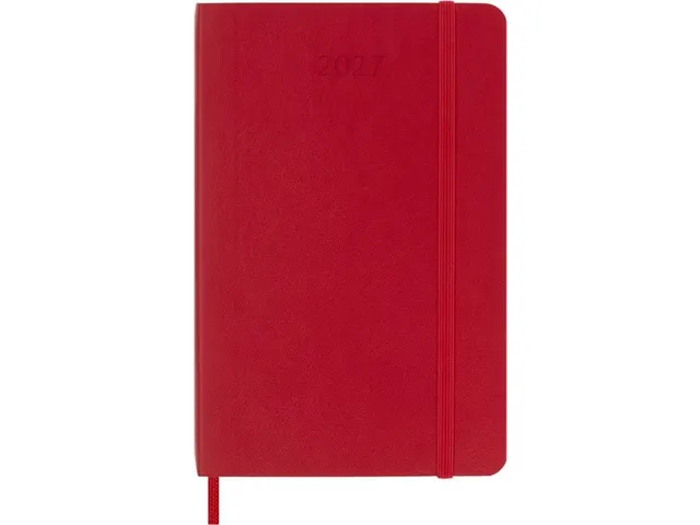 Agenda 2027 Moleskine 12M Planner Weekly 7dag/1pagina sc scarlet red