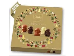 Caramel Mini's chocolade, doos van 175 g