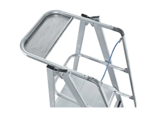 Platformladder Aluminium Bordes H X B X D 1600X 600X 630Mm 6Treden