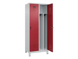 locker voor scheiding van kleding,HxBxD 1950x800x500mm,2vak