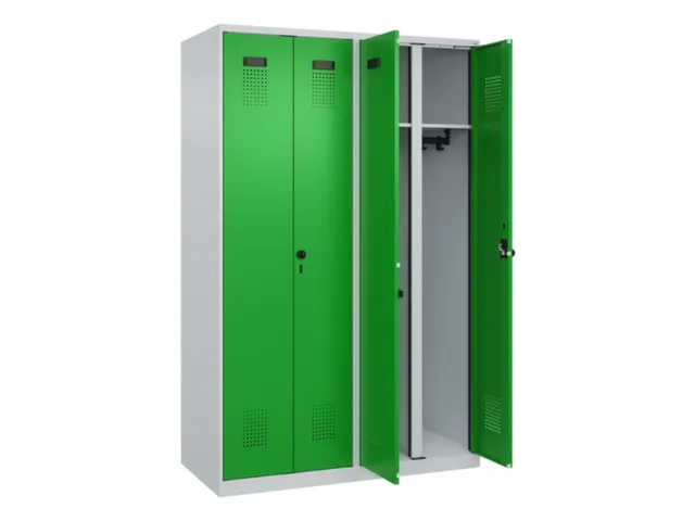 locker voor scheiding van kleding,HxBxD 1850x1200x500mm,4vak
