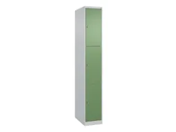 lockerkast,HxBxD 1850x300x500mm,1x3vakken,vak B 300mm,cil.-slot