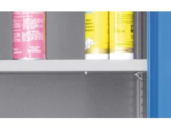 tablette en acier p. armoire murale lxP 400x300mm acier laqué RAL5010