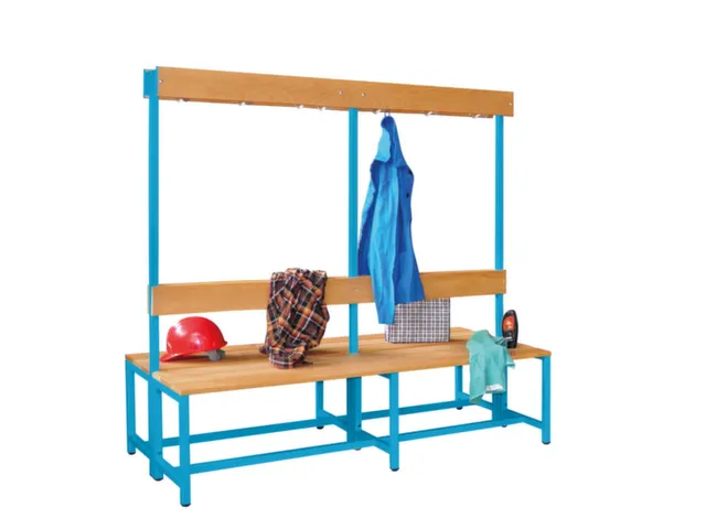 banc double,HxLxP 1600x2000x770mm,piètement RAL5012