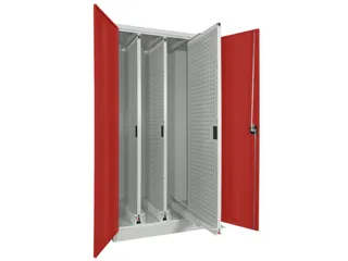 verticale kast cil.slot HxBxD 1950x1000x600mm RAL7035 front RAL3000 - 1