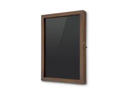 Houten Menuvitrine A3