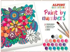 Color Experience Paint by Numbers set Flowers