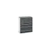 ladekast,HxBxD 1200x1050x650mm,7lade(n),lade voor normale belastingen