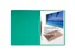 Map glanskarton met veer A4 groen