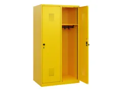 schoollocker,HxBxD 1530x800x500mm,2vak,vak B 400mm,draaigrendel