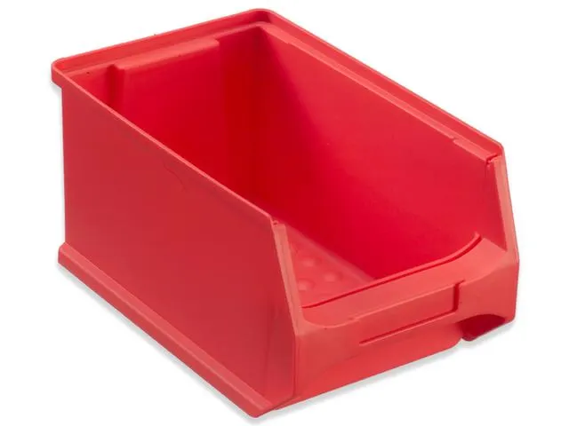 Zichtbak Hxbxd 125x145x235mm Pp Rood Grip