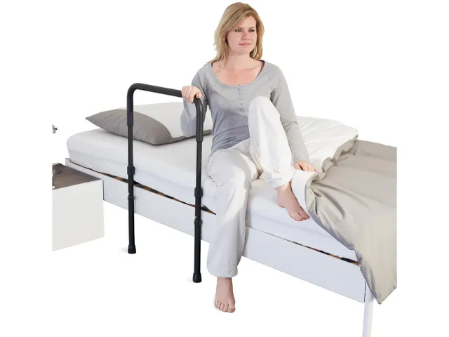 Bedsteun Stabiel 81-106cm Zwart
