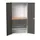 Systeemkast 2000x1050x550mm 1xlegbord 3laden RAL7035+RAL7016