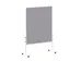 Presentatiebord MAULsolid vilt/vilt, 150x120cm Grijs