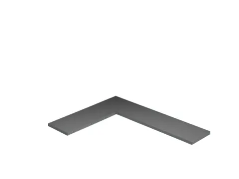 legbord,v. magazijnstelling,BxD 1300x400mm,vakl. 125kg,verzinkt