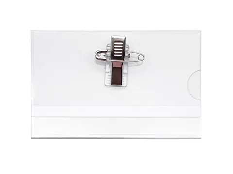 Badge 58x90mm Met Clip en Speld 50 Stuks