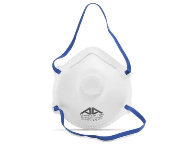 Active Gear FFP2 NR D Stofmasker met Ventiel Doos met 10 Stuks