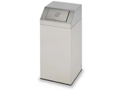 Afvalbak Vloeropstelling Rvs Hxbxd 890X380X380Mm