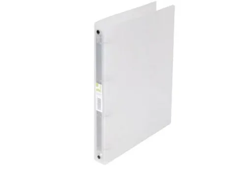 Ringmap A4 PP 4 Ringen 25mm Transparant Wit