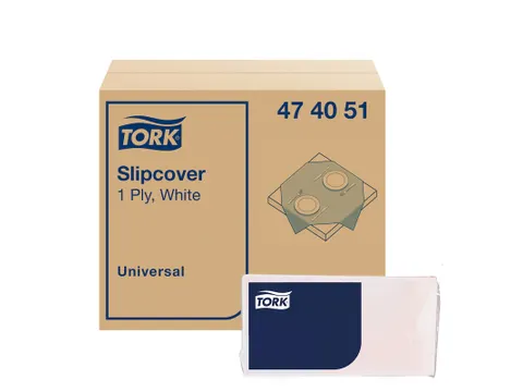 Tork 474051 Damask Paper Napperon 80x120cm Wit