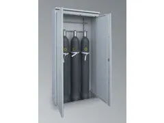 gasflessenkast,v. 3xØ 220mm fles,HxBxD 2150x1050x400mm,m. dak