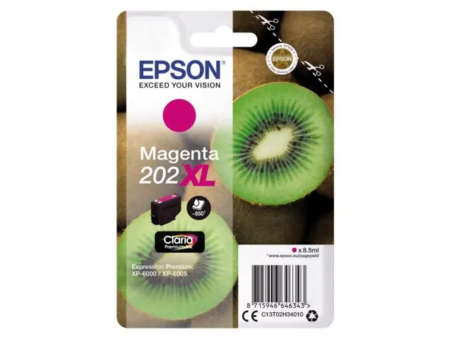 Inktcartridge Epson 202XL T02H34 rood HC C13T02H34010